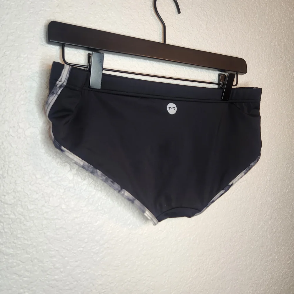 TYR Black Women's Swim Bottoms with Gray Trim